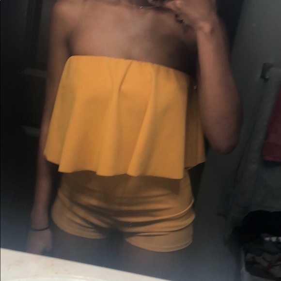 KNOWSTYLE Fitted Yellow ROMPER - Picture 5 of 5